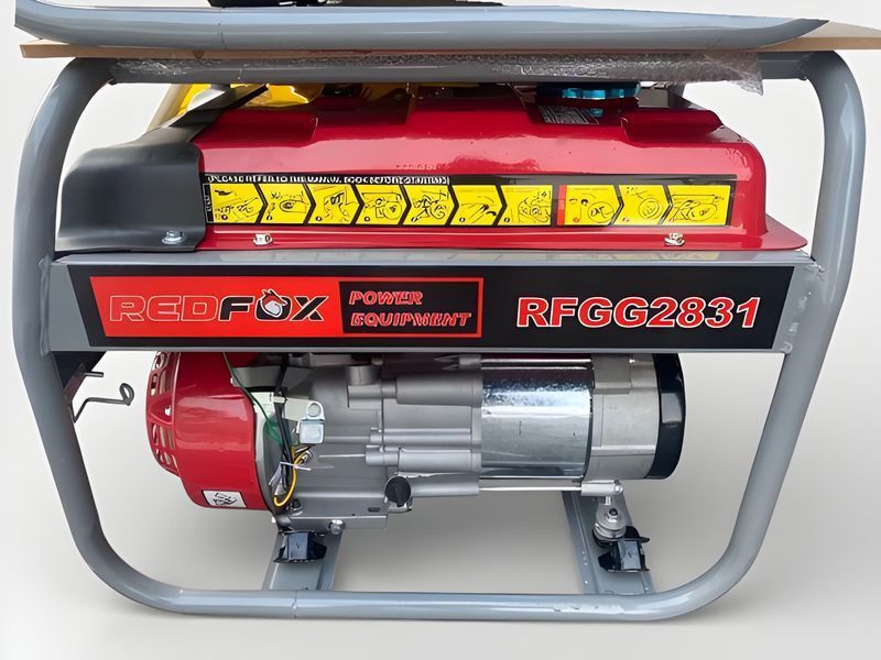 Бензиновий генератор Red Fox RFGG2831 3 кВт 2,5 кВт 69 дБ 7 к.с. 15 л бензогенератор IMP-RFGG2831 фото