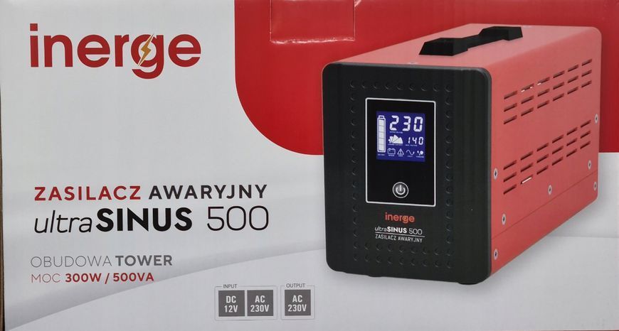 Блок питания 300 Вт Inerge EPS-12-500-T2 (UPS) 500 ВА MGT-MG-EPS-12-500-T2 фото
