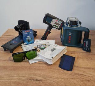 Ротаційний лазерний нівелір Bosch GRL 300 HVG Set Professional, 600 об/хв, 15 с,&nbsp;IP 54 MGT-GRL 300 фото