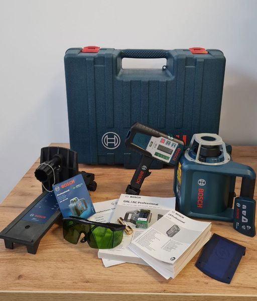 Ротаційний лазерний нівелір Bosch GRL 300 HVG Set Professional, 600 об/хв, 15 с,&nbsp;IP 54 MGT-GRL 300 фото