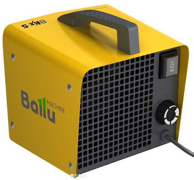 Тепловентилятор BALLU BKX-5 2 кВт, 20 м&sup2;, електричний обігрівач PWT-BKX-5 фото