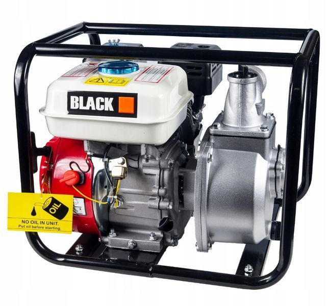 Мотопомпа бензинова для води 500 л/хв Black B578444 4-тактна мотопомпа для очищення води PWT-B578444 фото