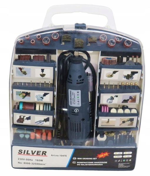 Шліфувально-гравірувальне машина Silver ! 350 Вт + гнучкий вал MGT-77518_max фото