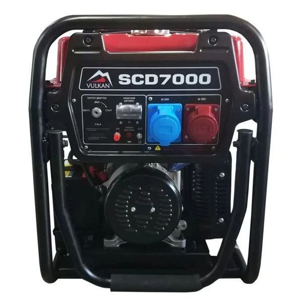 Генератор дизельний Vulkan SCD7000TЕ 5.5 кВт PWT-SCD7000TЕ фото