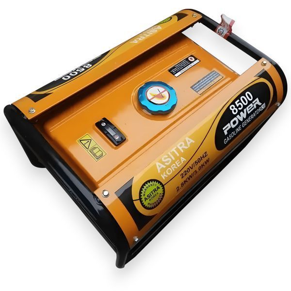 Бензиновий генератор Astria AST 8500 2,5 кВт 3 кВт 6.5 к.с. генератор бензиновий MGT-424 фото