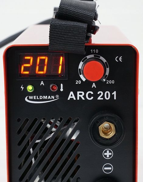 Інвертор зварювальний Weldman ARC 201 200 А 4,0 мм апарат для зварювання інверторний MGT-103 001 фото