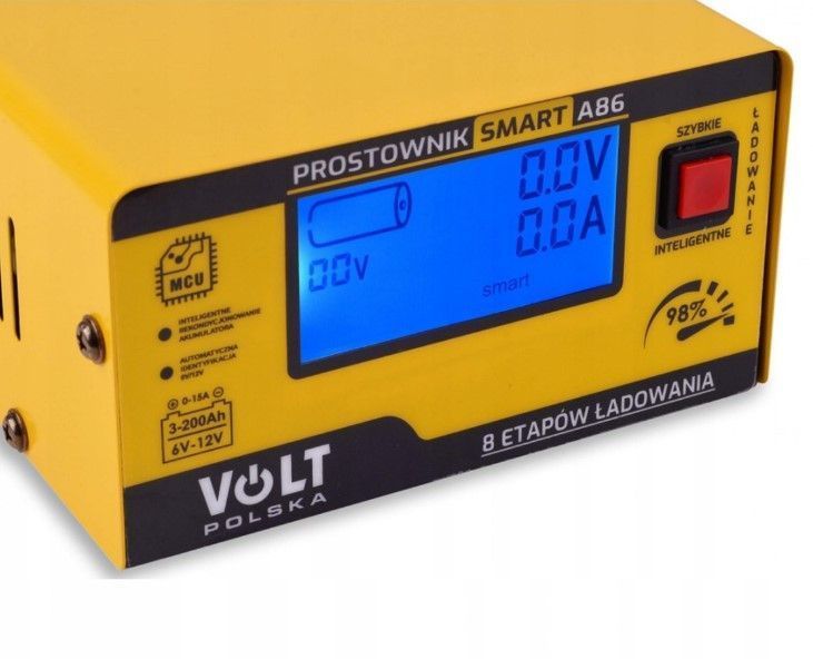 Зарядное устройство автомобильное 10А 6V/12V Volt SMART MGT-A86 фото