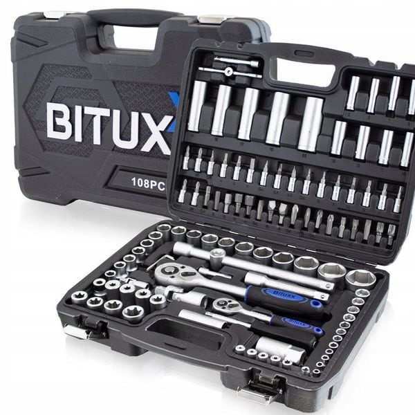 Професійний набір інструментів Bituxx ! 1/2",1/4" (4-32 мм) MGT-410854_cpa фото