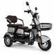 Электромопед трехколесный Power Wheel 1000 Вт 35 км/ч скутер на трех колесах электроскутер для людей с инвалидностью ALR-10PL35 фото 3