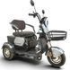 Электромопед трехколесный Power Wheel 1000 Вт 35 км/ч скутер на трех колесах электроскутер для людей с инвалидностью ALR-10PL35 фото 4