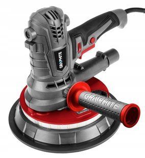 Шлифовальная машина для стен Graphite 1.4 кВт, регулировка оборотов MGT-59G263 фото