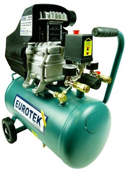 Компресор повітряний EUROTEK 24 літрів гарантія 12 місяців PWT-409874_cpa фото