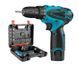 Шурупокрут акумуляторний DRILL DR-220 2 акумулятори 12 В шурупокрут у кейсі MGT-DR-220-039 фото 1
