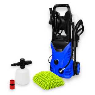 Мойка для авто и дорожек Costway EP23454DE-BL 1700 Вт 140 бар электрическая мойка для дачи мини-мойка высокого давления минимойка IMP-COSTWAY-1 фото