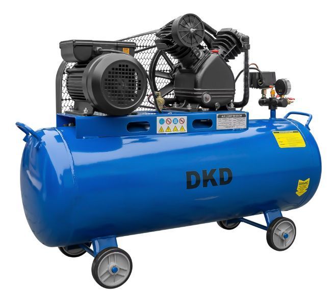 Компресор масляний DKD 100л, двопоршневий XY2065AT-100 PWT-XY2065AT-100 фото