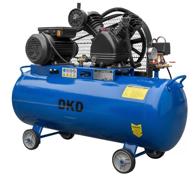 Компресор масляний DKD 100л, двопоршневий XY2065AT-100 PWT-XY2065AT-100 фото