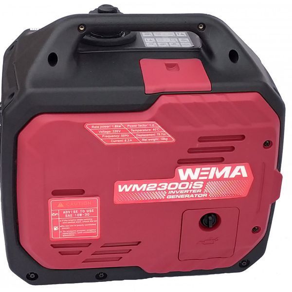 Бензиновий інверторний генератор Weima WM2300iS, однофазний PWT-54660 фото