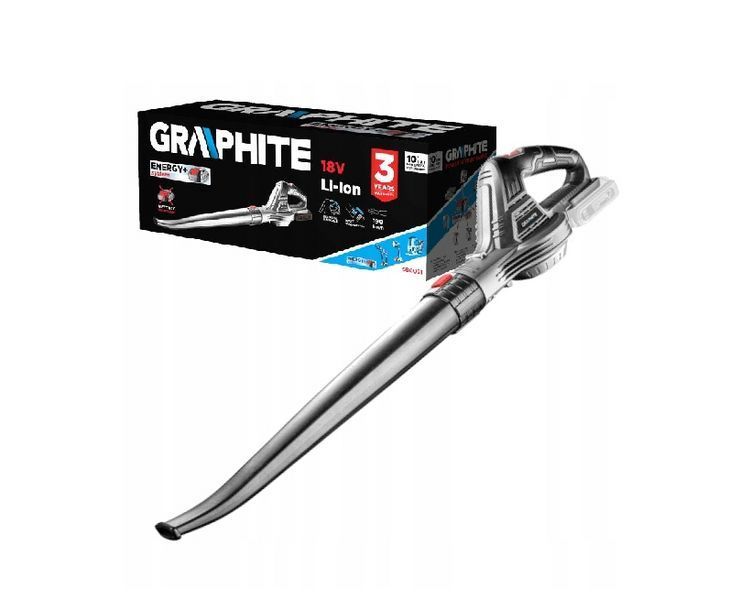 Акумуляторна бездротова повітродувка GRAPHITE 58G031 18В повітродув садовий акумуляторний MGT-58G031 фото
