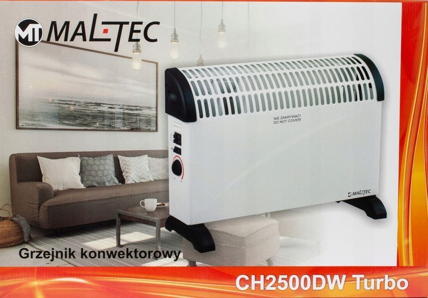 Конвектор електричний Maltec CH2500DW, 2000 Вт MGT-5 фото