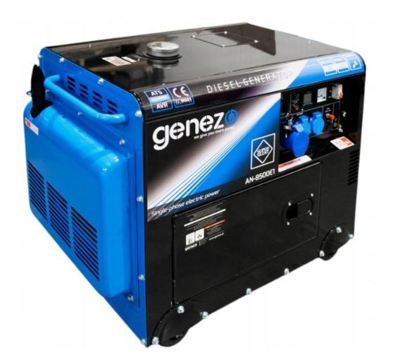 Генератор дизельный Genezo AN-8500E1, 7500 Вт IMP-39654546466 фото