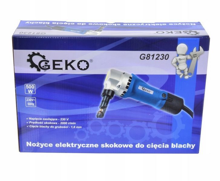 Электрические ножницы Geko G81230, 1000 Вт., 2,3 мм MGT-2467455 фото