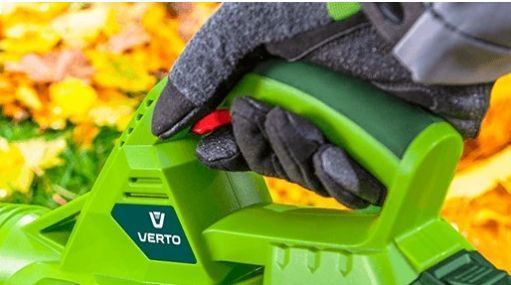 Акумуляторна повітродувка для листя Verto 52G506-0 200 км/г 18В акумуляторний садовий пилосос MGT-52G506-0 фото