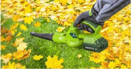 Акумуляторна повітродувка для листя Verto 52G506-0 200 км/г 18В акумуляторний садовий пилосос MGT-52G506-0 фото