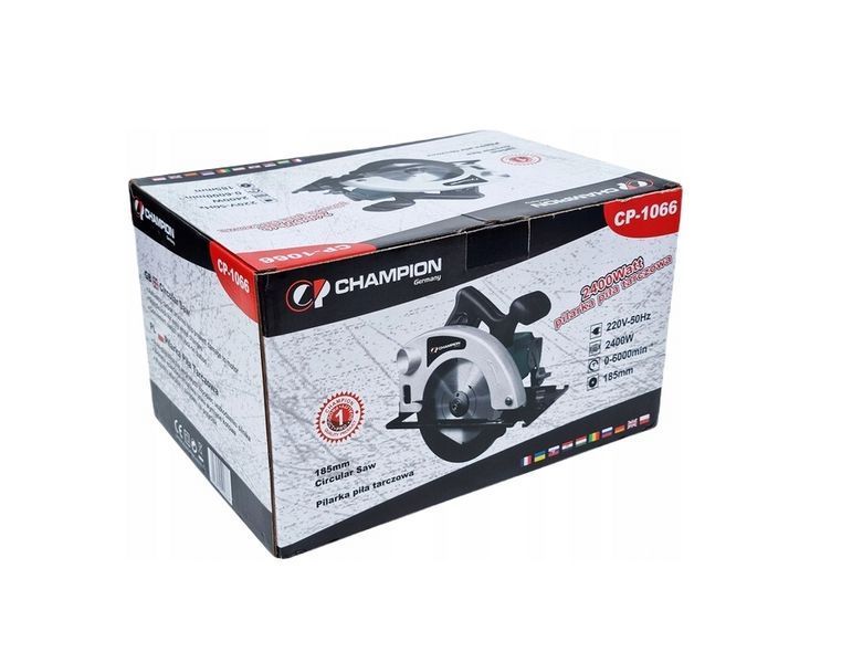 Пила циркулярна CHAMPIOM CP-1066 1800 Вт PWT-CP-1066 фото