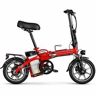 Велосипед на аккумуляторе MicroWheel 250 Вт 14 электровелосипед с дисковыми тормозами мини-электровелосипед KVD-MW170451 фото