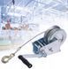 Барабанная ручная тросовая лебедка 1500 кг 10 м Flux MGT-K1TD067 фото 8