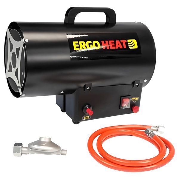 Тепловая газовая пушка Ergo Heat 20 кВт 1,09 кг/ч 450 м&sup3;/ч LPG газовая тепловая пушка PWT-TY39332 фото
