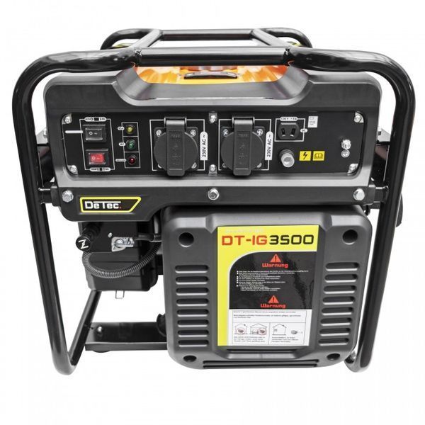 Инверторный бензиновый генератор DeTec DT-IG3500, 3.5 кВт PWT-54689 фото