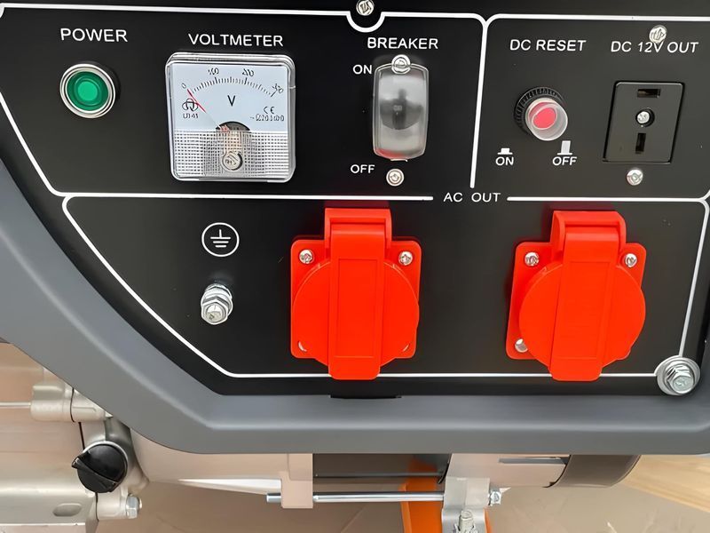 Генератор бензиновий KnapppWulf KW3400 2,7 кВт 3 кВт 0,6 л 212 см&sup3; бензогенеретор MGT-189 фото
