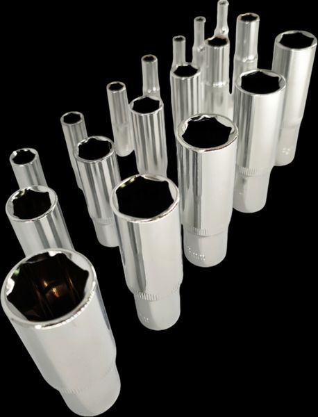Набір торцевих гайкових ключів COYOC,&nbsp;1/2",&nbsp;3/8",&nbsp;1/4", 216 в наборі MGT-5905683600514 фото