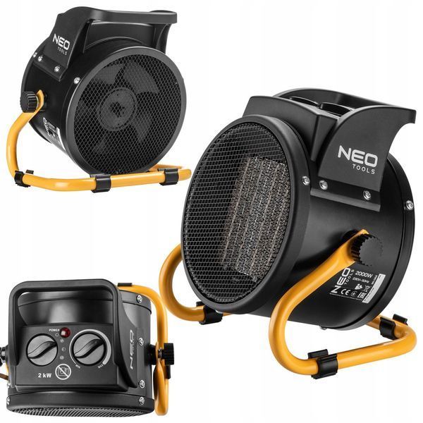 Теплова гармата, нагрівач Neo Tools 90-062, 2 кВт PWT-6363 фото