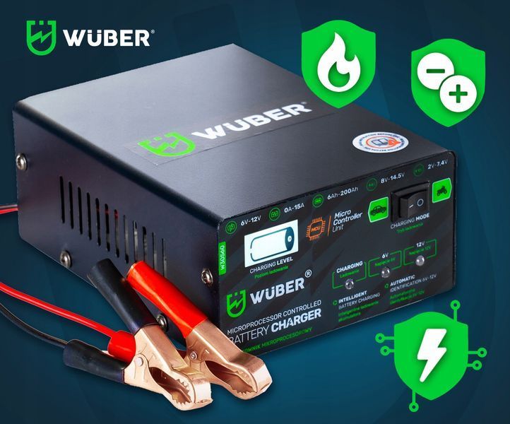Зарядний пристрій 10А Wuber MCU21 (6В і 12В) PWT-MCU21 фото