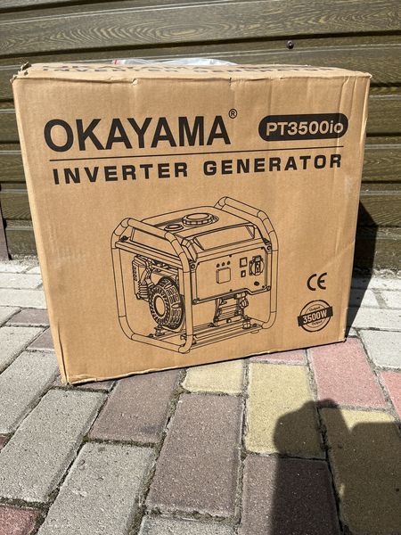 Генератор бензиновый Okaуama PT-З500IO 212 куб.см 24 кг PWT-PT-З500IO фото