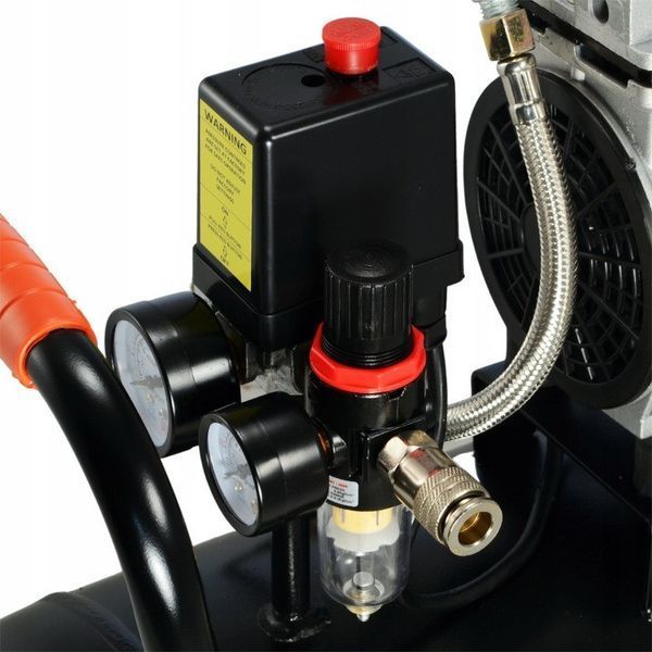 Безмасляний компресор малошумний Black 12860 50л. ! 145 л/хв - Дуже тихий!!! MGT-447313 фото