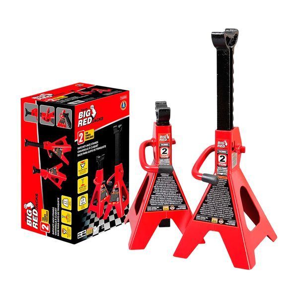 Комплект стоек под авто 2 т 285-405 мм BIG RED Jacks T42002 подставки для автомобиля PWT-T42002 фото