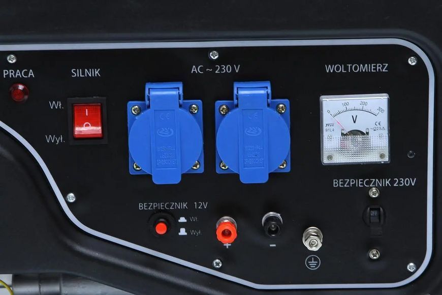Генератор бензиновий RIPPER M82484 3 кВт 2,5 кВт 7 к.с. однофазний бензиновий генератор MGT-300 фото