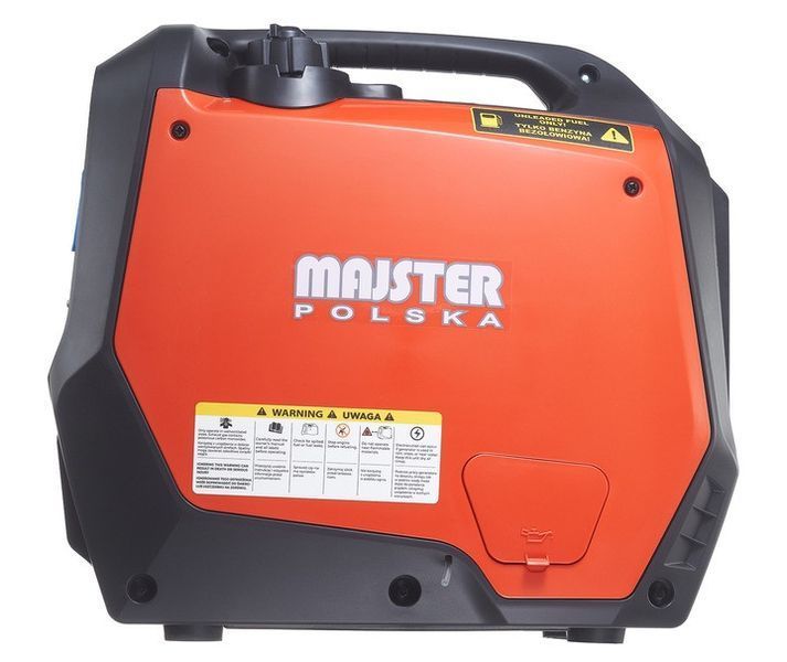 Генератор бензиновий інверторний Majster Polska AGGREGAT MP-G2500INV однофазний, 2200 Вт. MGT-302 фото