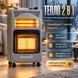 Газово-электрический обогреватель Hausberg HB-1020 2в1 IMP-HB-1020white фото 1
