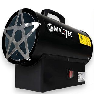 Теплова газова гармата Maltec 20 кВт 450 м3/год 0,3 бар 1,09 кг/год теплова газова пушка с фото