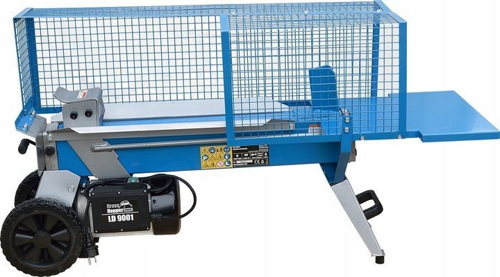 Гідравлічний колун для дров 1.5 кВт 37см 4 т Grasshopper електричний дровокол PWT-LD9001 фото