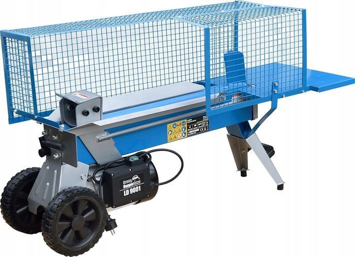 Гідравлічний колун для дров 1.5 кВт 37см 4 т Grasshopper електричний дровокол PWT-LD9001 фото