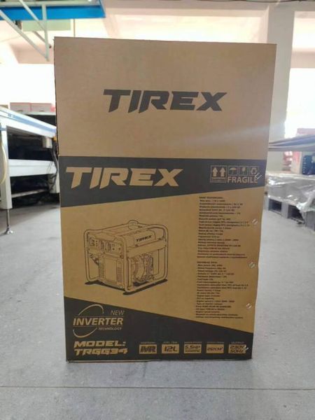 Генератор інверторний, бензиновий Tirex TRGG34, 3400 Вт, з ручками для перенесення MGT-202 фото