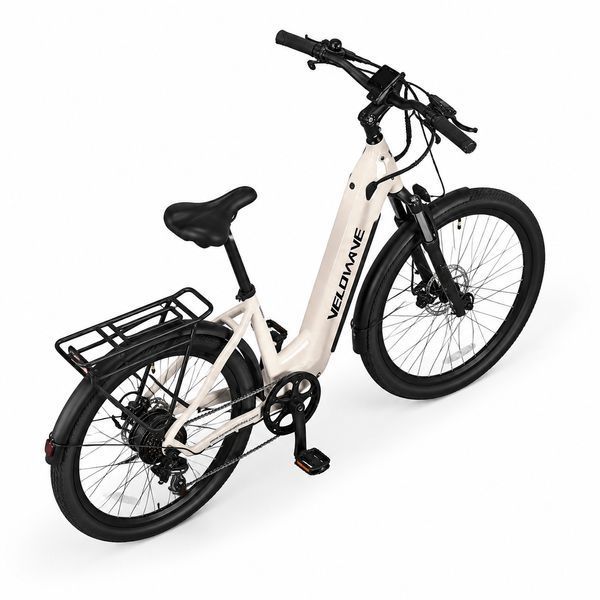 Аккумуляторный велосипед 17" колеса 26" 48V/500W/12,8Ah Velowave велосипед электрический городской KVD-V1106323 фото