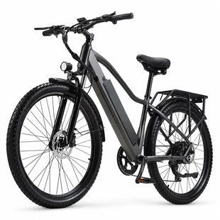 Электрический велосипед 17" колеса 26" 48V/500W/12,8Ah BURCHDA электровелосипед с аккумулятором велосипед с стальной рамой KVD-B11069513 фото