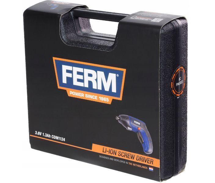 Викрутка акумуляторна Ferm CDM1124,1,3 Ач, Li-lon MGT-CDM1124 фото