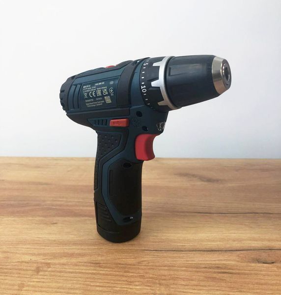 Шурупокрут акумуляторний Bosch PROFESSIONAL GSR 12V&nbsp;Li-Ion 1300 об/хв шурупокрут у кейсі MGT-GSR 12V-15 фото